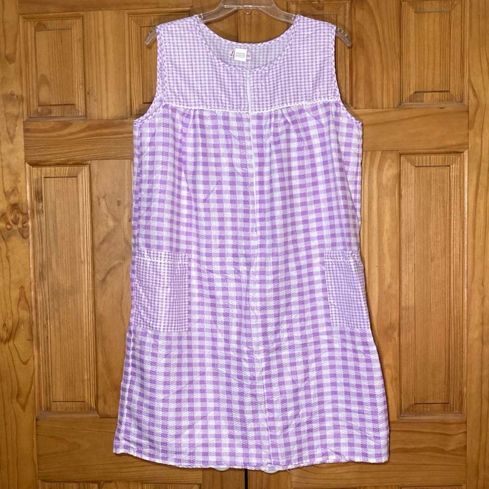 NWOT Lati Fashion Sleepwear Lightweight Nightgown Housecoat Purple Size L Large